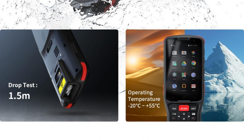 COLETOR DE DADOS MOVFAST - RANGER 1F ANDROID 11, 2D, WIFI E 4G